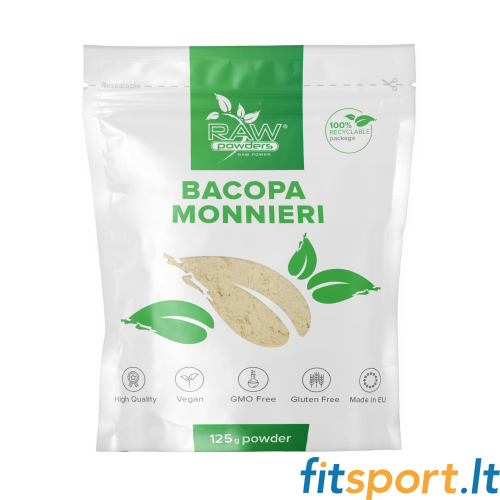Bacopa monnieri toorpulbrid (125 g) 